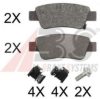 A.B.S. 37651 OE Brake Pad Set, disc brake